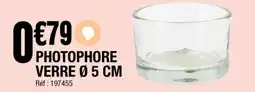 La Foir'Fouille Photophore verre offre