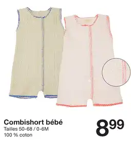 Zeeman Combishort bébé offre