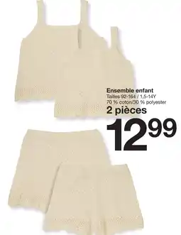 Zeeman Ensemble enfant offre