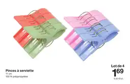 Zeeman Pinces à serviette offre