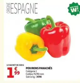 Auchan Poivrons panaches offre