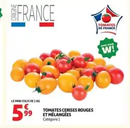 Auchan Tomates cerises rouges et mélangées offre