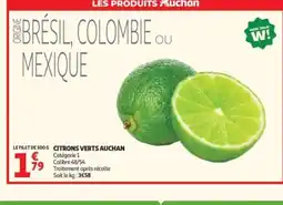 Auchan Citrons verts auchan offre