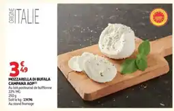 Auchan Mozzarella di bufala campana aop offre