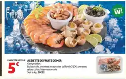 Auchan Assiette de fruits de mer offre
