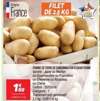 Netto Pomme de terre de consommation à chair ferme offre
