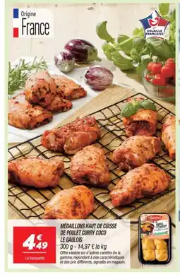 Netto LE GAULOIS Médaillons haut de cuisse de poulet curry coco offre
