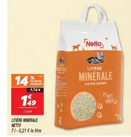 Netto NETTO Litière minérale offre