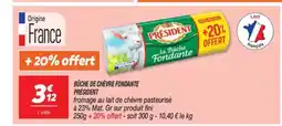 Netto PRÉSIDENT Buche de chèvre fondante offre