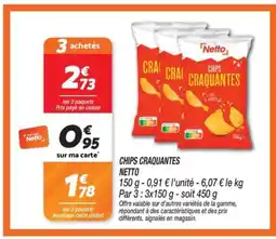 Netto NETTO Chips craquantes offre