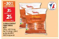 Netto NETTO 16 pains au chocolat format familial offre