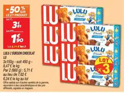 Netto LU Lulu l'ourson chocolat offre