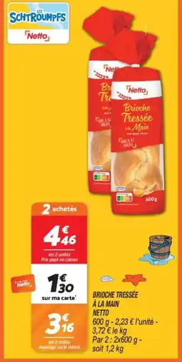 Netto NETTO Brioche tressée à la main offre