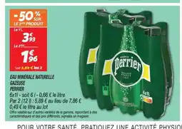 Netto PERRIER Eau minérale naturelle gazeuse offre