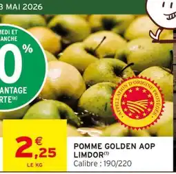 Intermarché POMME GOLDEN AOP LIMDOR offre