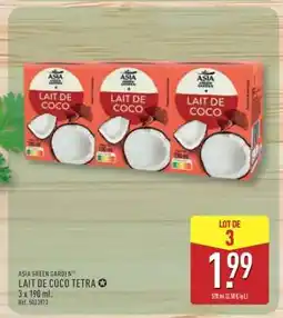 ALDI LAIT DE COCO TETRA offre