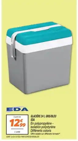 Netto EDA Glacière gris/bleu offre