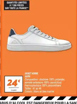 Netto KAPPA Basket homme offre