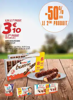 Netto KINDER Barre chocolatée bueno chocolat au lait offre
