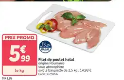 Promocash Filet de poulet halal offre