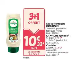 Promocash BOURSIN Sauce fromagère offre