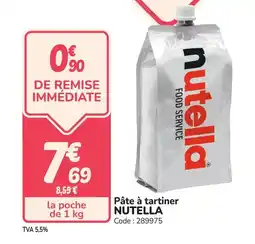 Promocash NUTELLA Pâte à tartiner offre