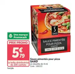 Promocash SAXO Sauce pimentée pour pizza offre