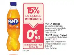 Promocash FANTA orange offre