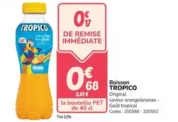 Promocash TROPICO Boisson offre