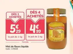 Promocash Miel de fleurs liquide offre