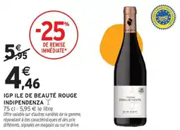 Intermarché Igp ile de beauté rouge indipendenza offre