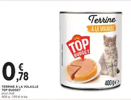 Intermarché Terrine à la volaille top budget offre