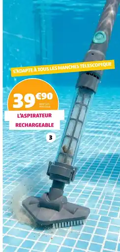 Gifi Aspirateur de piscine rechargeable offre