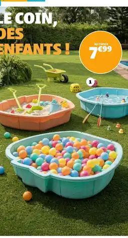 Gifi Bac à sable piscinette 3 en 1 offre