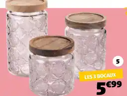 Gifi 3 bocaux offre
