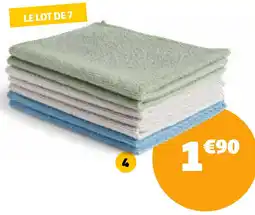 Gifi 7 chiffons microfibre offre