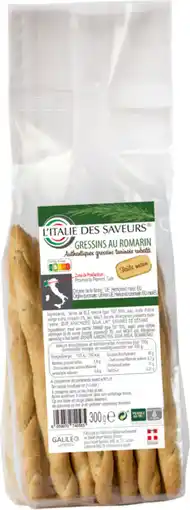Auchan Sans marque gressins au romarin offre
