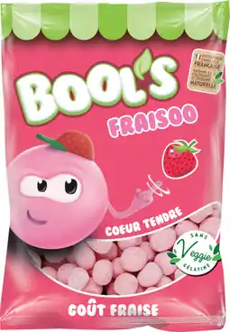 Auchan Bool s bonbons fraisoo'bools verquin offre