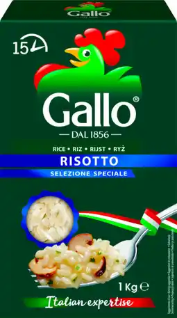 Auchan Riso gallo riz pour risotto gallo offre