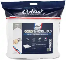 Auchan Colas normand oreiller doux & moelleux colas normand offre