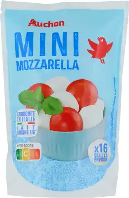 Auchan Auchan mini mozzarella auchan offre