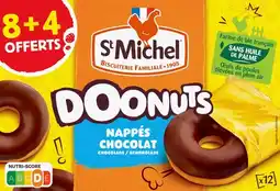 Auchan St michel doonuts nappés au chocolat st michel offre