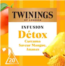 Auchan Twinings infusion détox twinings offre