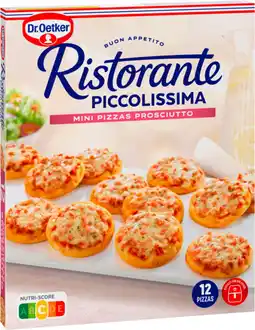 Auchan Dr. oetker mini pizzas piccolissima proscuitto dr. oetker offre