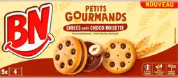 Auchan Bn biscuits fourrés au chocolat et noisettes bn offre