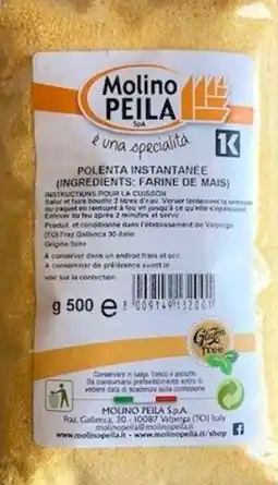 Auchan Molino peila polenta instantanée molino peila offre