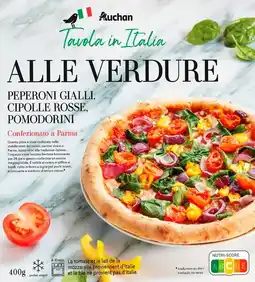 Auchan Auchan pizza alle verdure surgelée auchan offre