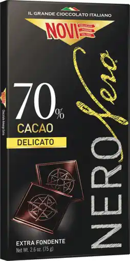 Auchan Novi tablette de chocolat nero nero novi offre