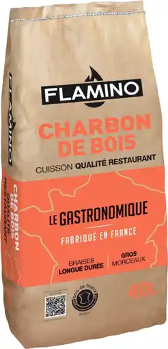 Auchan Flamino charbon de bois offre