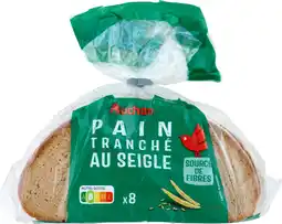 Auchan Auchan auchan pain tranché au seigle offre